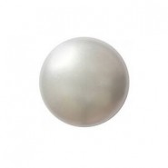 Les perles par Puca® Cabochon 14mm White pearl 02010/11402